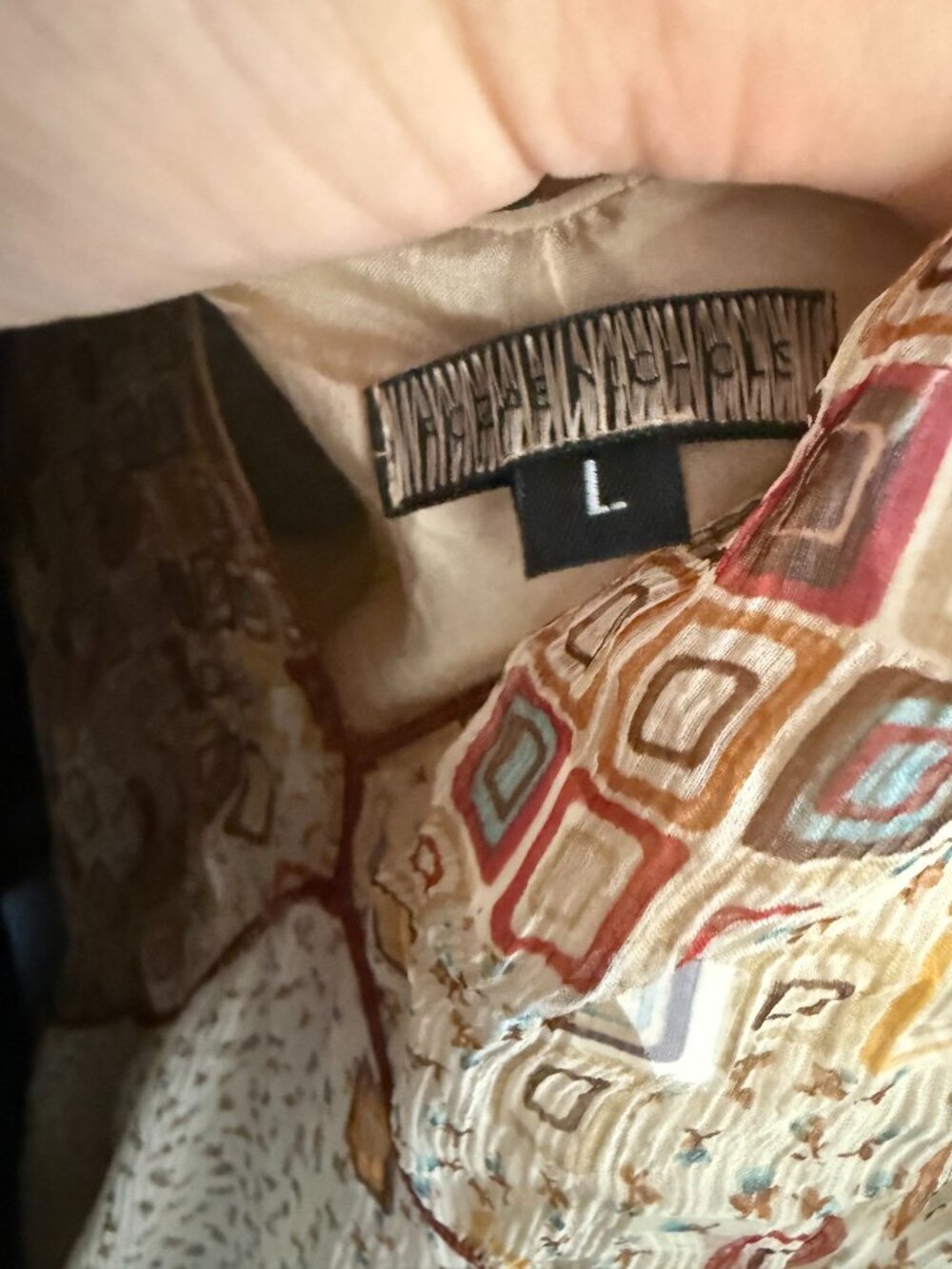 Silk Rozae Nichols Pattern Dress - Picture 5 of 10